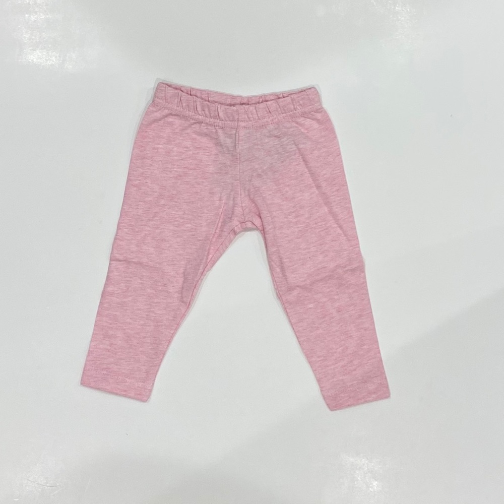Nui Organics skinny leggings (heathered pink)